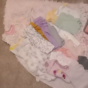 Baby girl 3-6 months clothing bundle